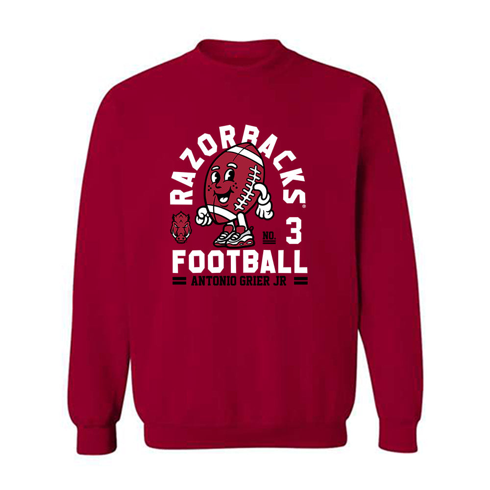 Arkansas - NCAA Football : Antonio Grier Jr Fashion Shersey Sweatshirt