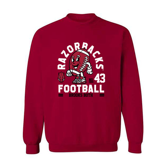 Arkansas - NCAA Football : Brooks Both Fashion Shersey Sweatshirt