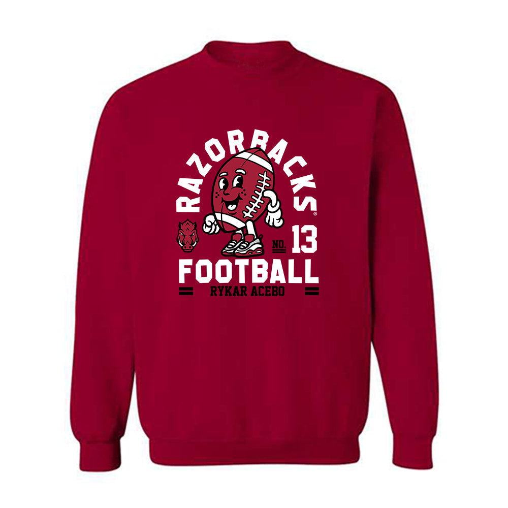 Arkansas - NCAA Football : Rykar Acebo - Crewneck Sweatshirt Fashion Shersey