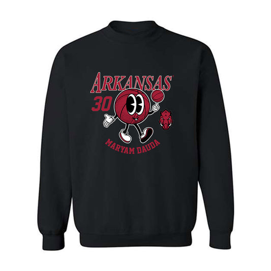 Arkansas - NCAA Women's Basketball : Maryam Dauda - Crewneck Sweatshirt Fashion Shersey