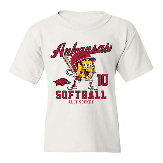 Arkansas - NCAA Softball : Ally Sockey - Youth T-Shirt Fashion Shersey