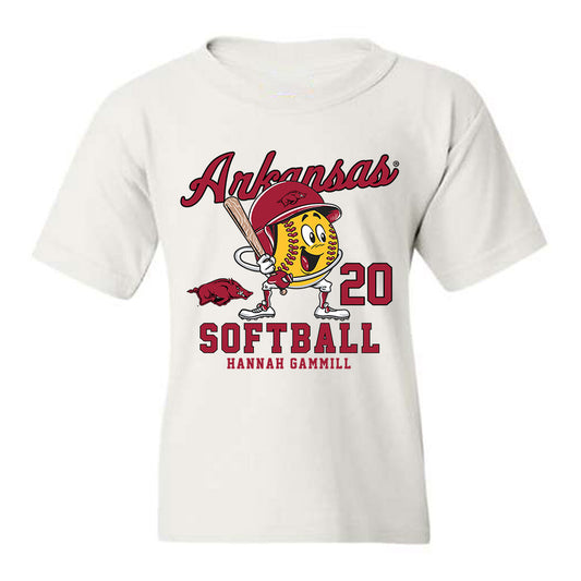 Arkansas - NCAA Softball : Hannah Gammill - Youth T-Shirt Fashion Shersey