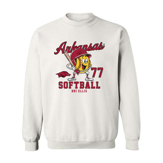 Arkansas - NCAA Softball : Bri Ellis - Crewneck Sweatshirt Fashion Shersey