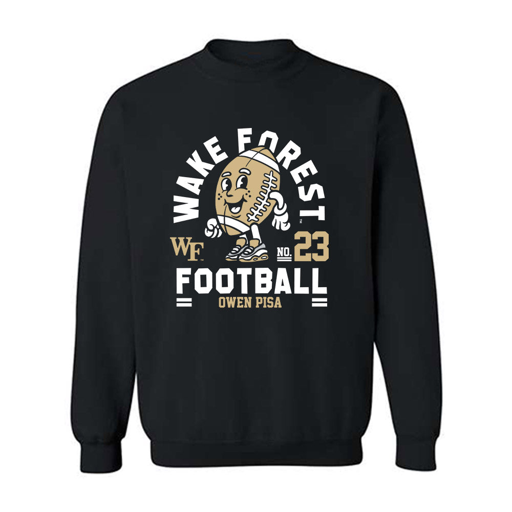 Wake Forest - NCAA Football : Owen Pisa - Crewneck Sweatshirt Fashion Shersey