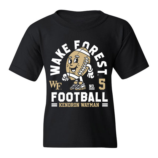 Wake Forest - NCAA Football : Kendron Wayman - Youth T-Shirt