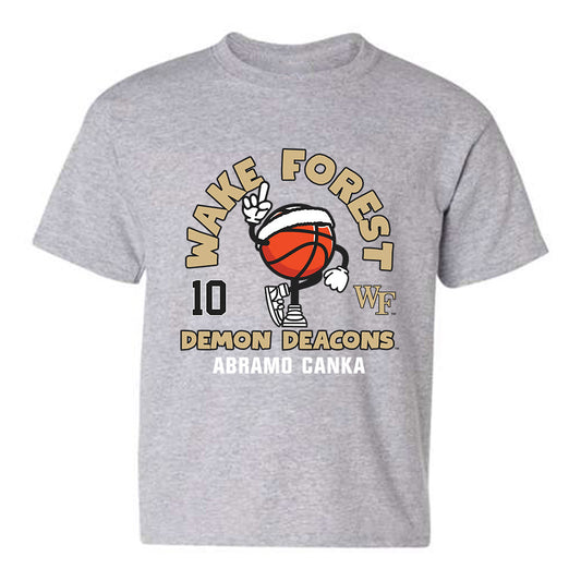 Wake Forest - NCAA Men's Basketball : Abramo Canka - Youth T-Shirt Fashion Shersey