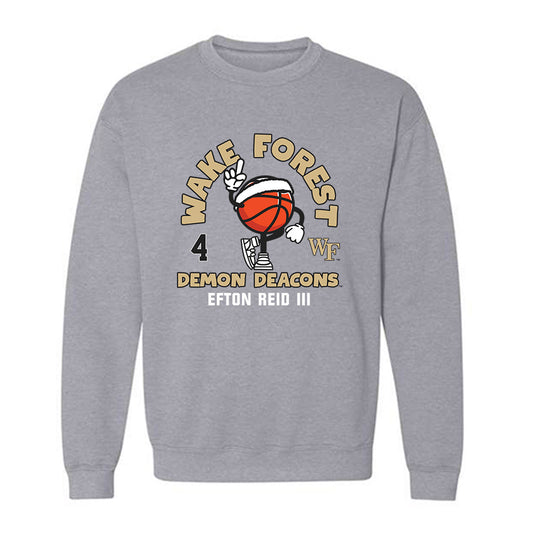 Wake Forest - NCAA Men's Basketball : Efton Reid III - Crewneck Sweatshirt Fashion Shersey