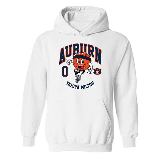 Auburn - NCAA Women's Basketball : Yakiya Milton - Hooded Sweatshirt Fashion Shersey