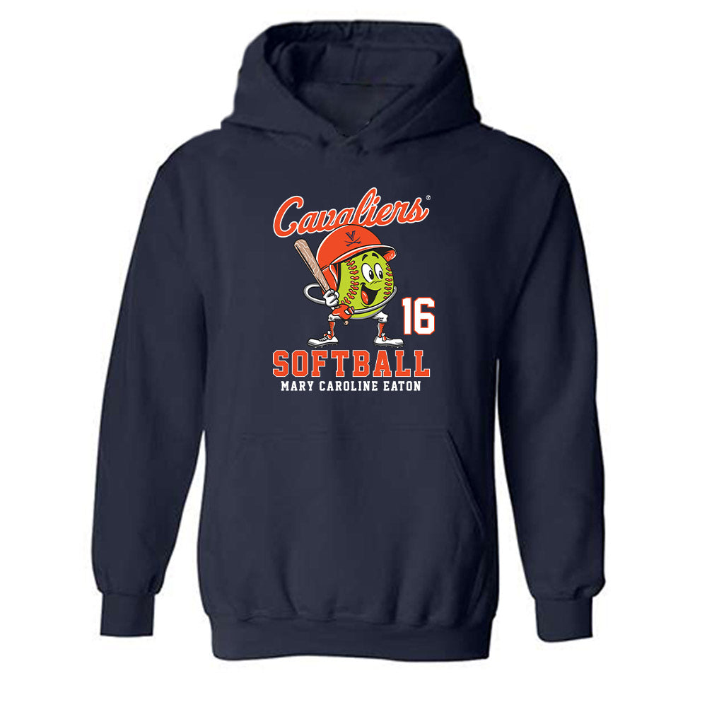 Virginia - NCAA Softball : Mary Caroline Eaton - Hooded Sweatshirt Fashion Shersey