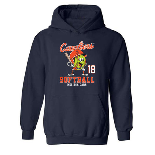 Virginia - NCAA Softball : Melissa Carr - Hooded Sweatshirt Fashion Shersey