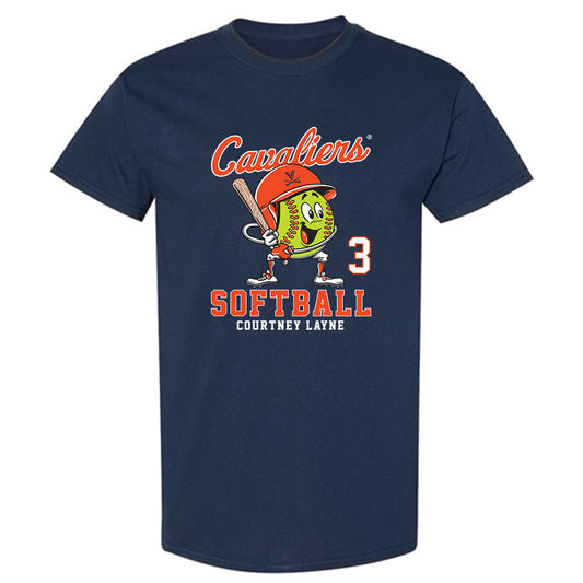 Virginia - NCAA Softball : Courtney Layne - T-Shirt Fashion Shersey