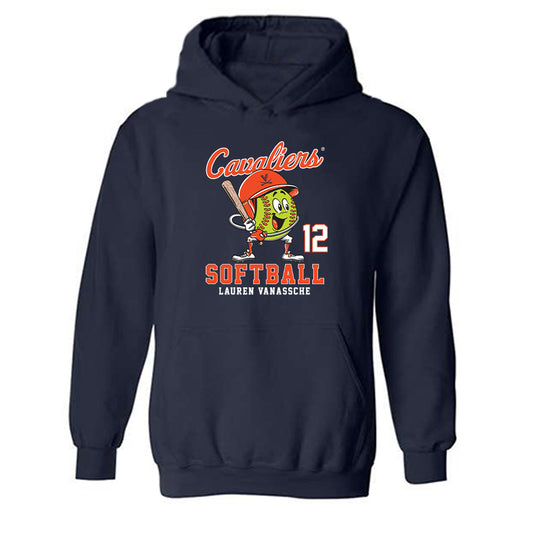 Virginia - NCAA Softball : Lauren VanAssche - Hooded Sweatshirt Fashion Shersey