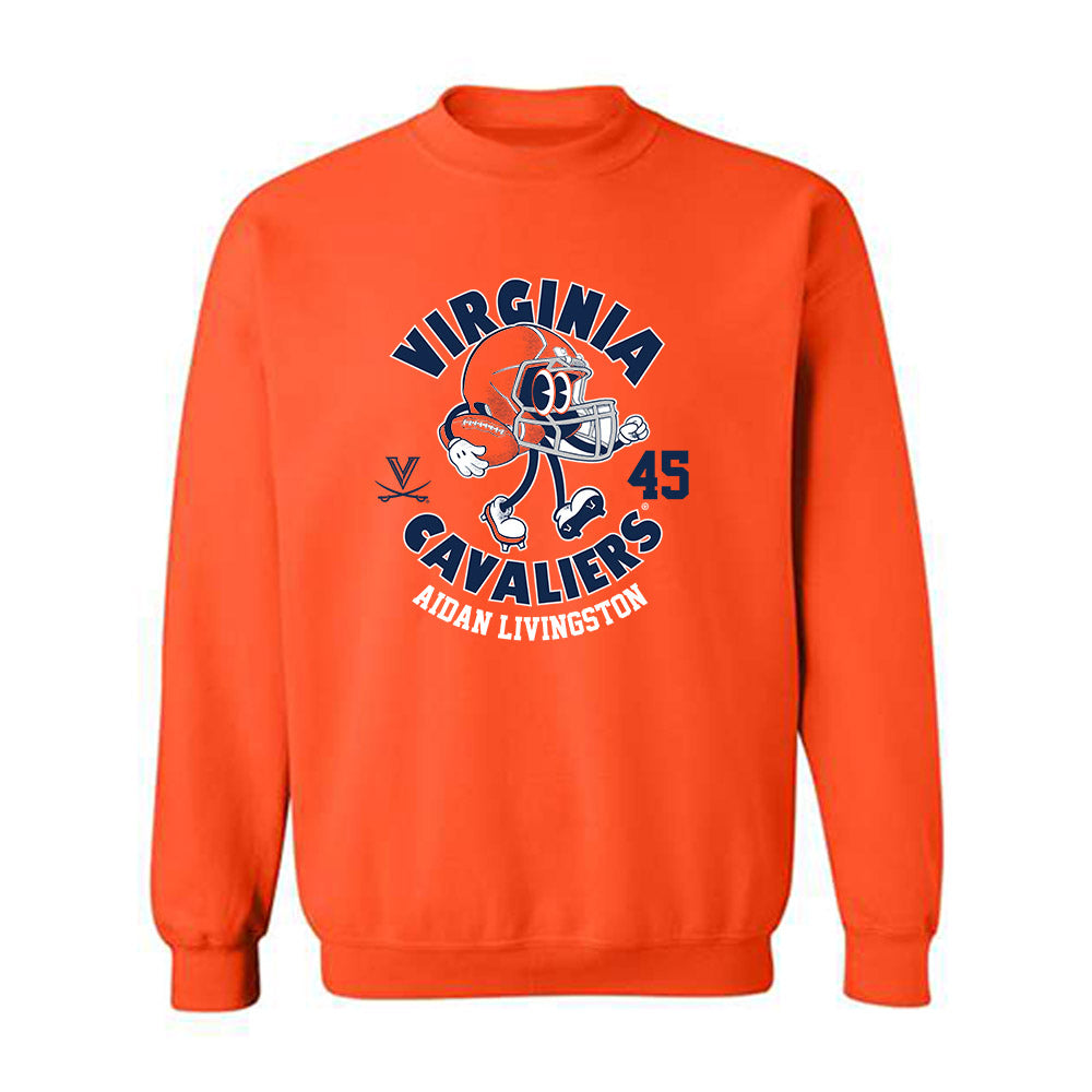 Virginia - NCAA Football : Aidan Livingston Fashion Shersey Sweatshirt