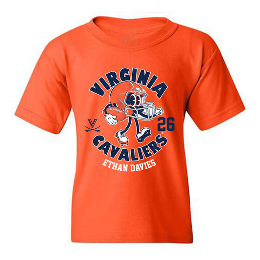 Virginia - NCAA Football : Ethan Davies Fashion Shersey Youth T-Shirt