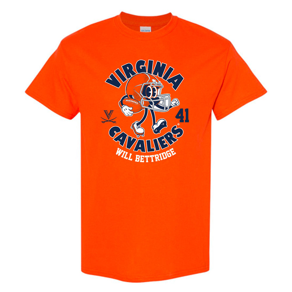 Virginia - NCAA Football : Will Bettridge Fashion Shersey Short Sleeve T-Shirt