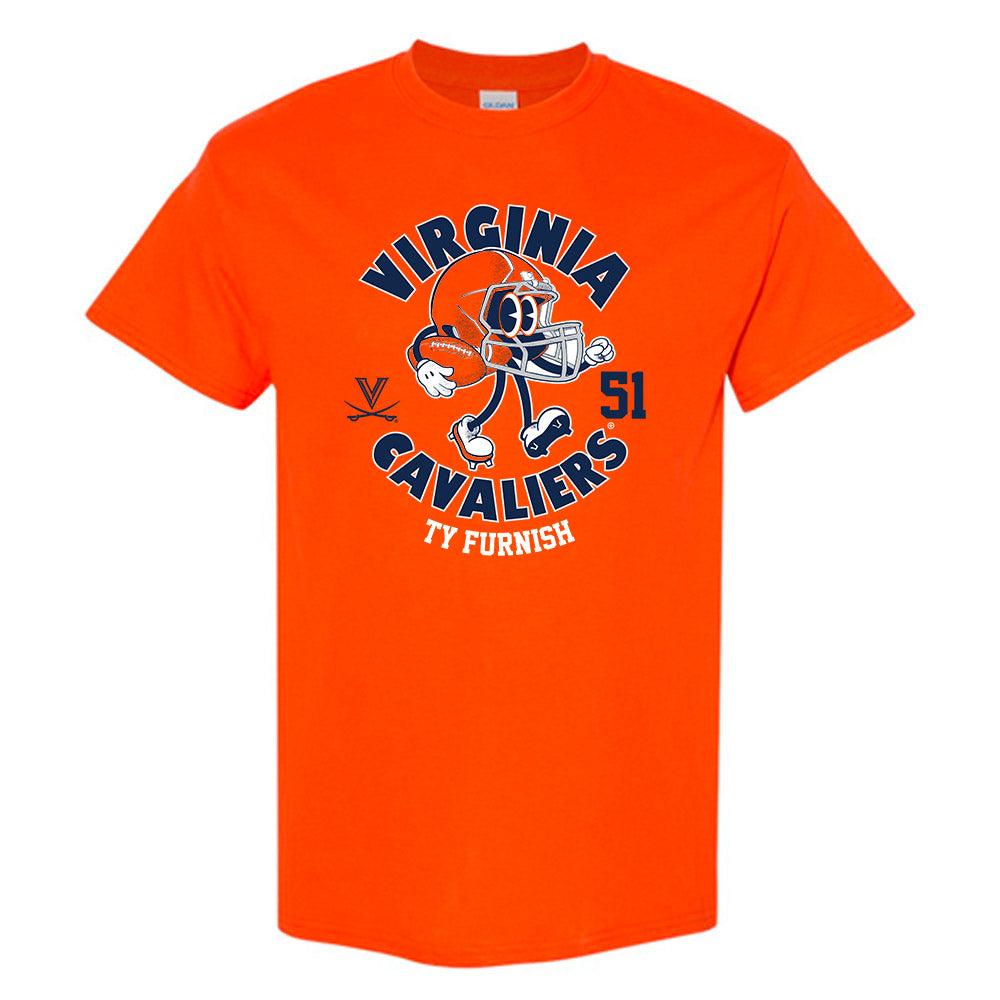 Virginia - NCAA Football : Ty Furnish Fashion Shersey Short Sleeve T-Shirt