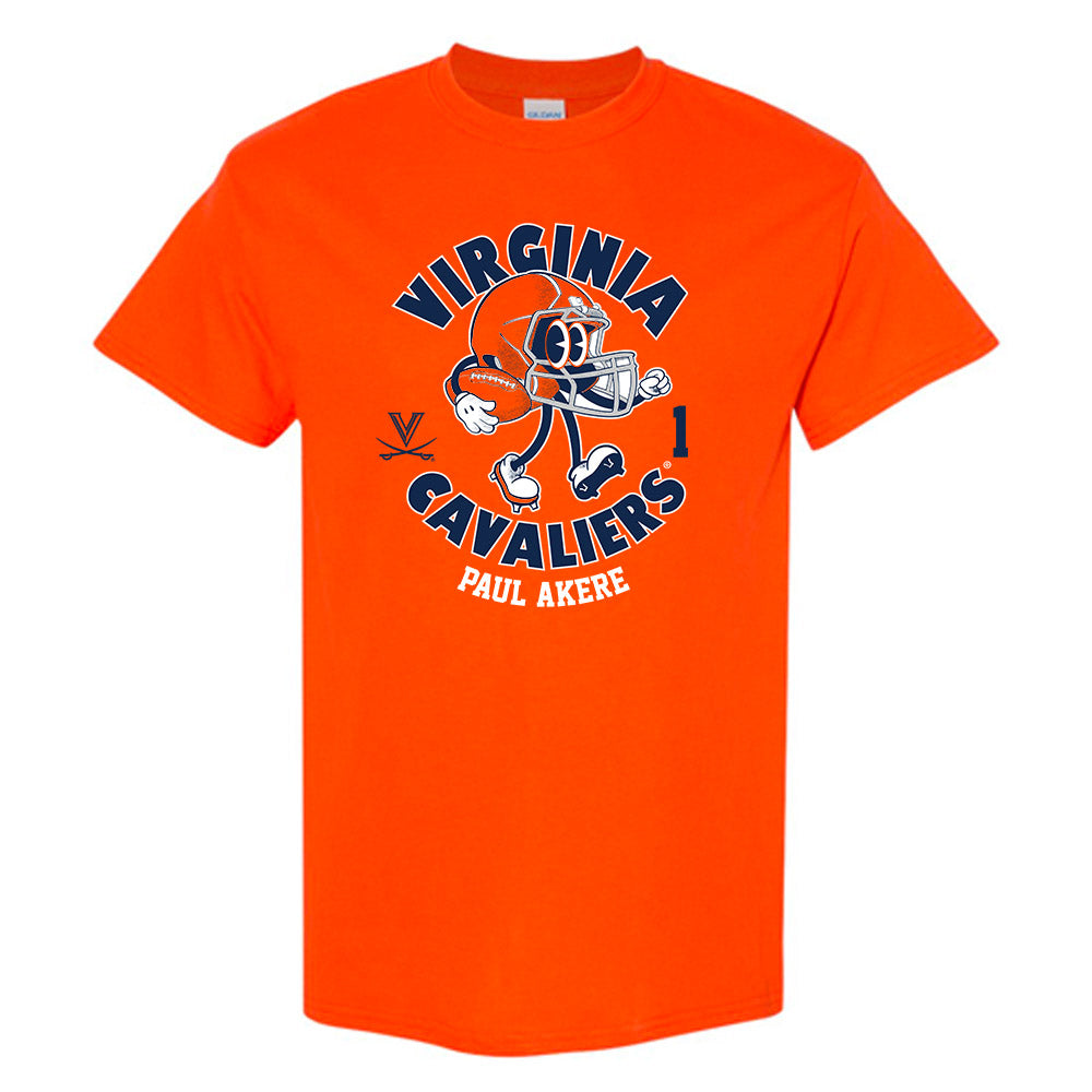 Virginia - NCAA Football : Paul Akere Fashion Shersey Short Sleeve T-Shirt