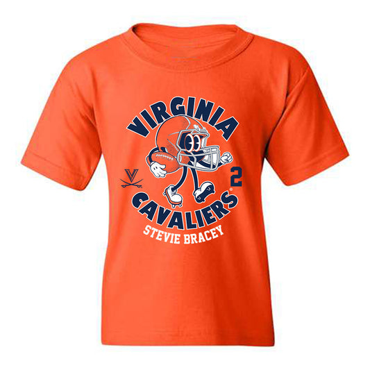 Virginia - NCAA Football : Stevie Bracey Fashion Shersey Youth T-Shirt