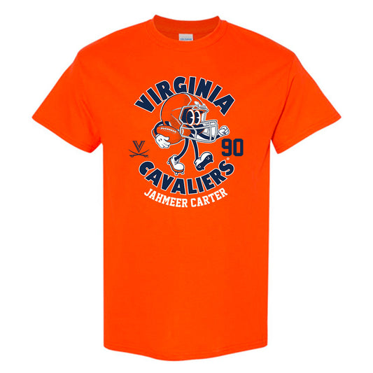 Virginia - NCAA Football : Jahmeer Carter Fashion Shersey Short Sleeve T-Shirt