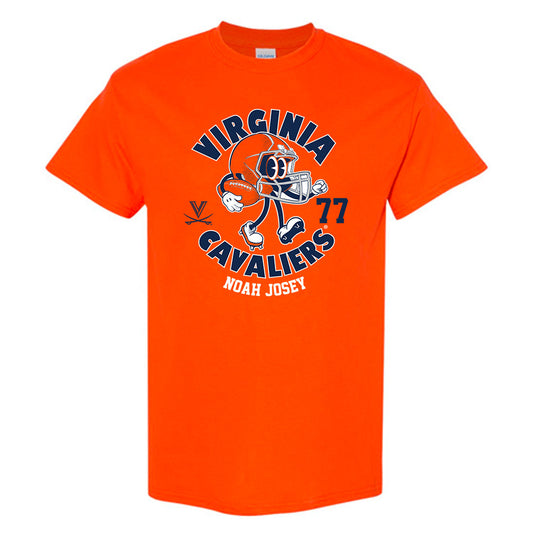 Virginia - NCAA Football : Noah Josey Fashion Shersey Short Sleeve T-Shirt