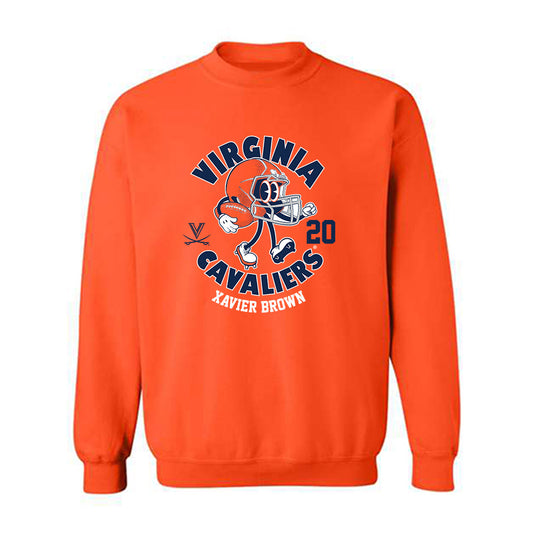 Virginia - NCAA Football : Xavier Brown Fashion Shersey Sweatshirt