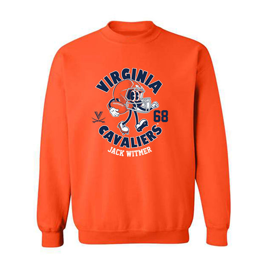 Virginia - NCAA Football : Jack Witmer Fashion Shersey Sweatshirt