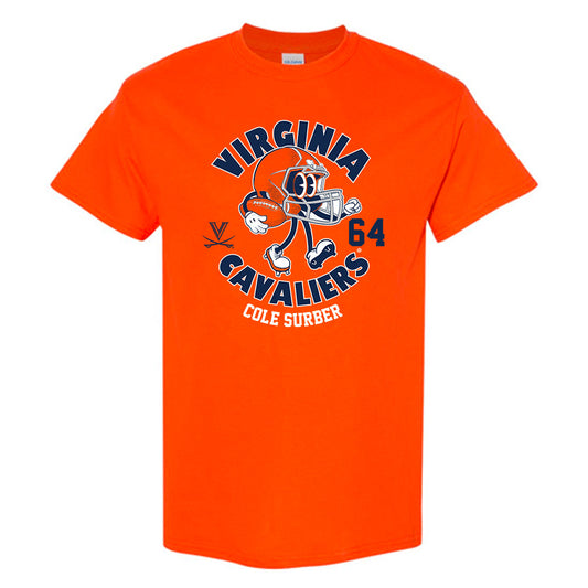 Virginia - NCAA Football : Cole Surber - Short Sleeve T-Shirt