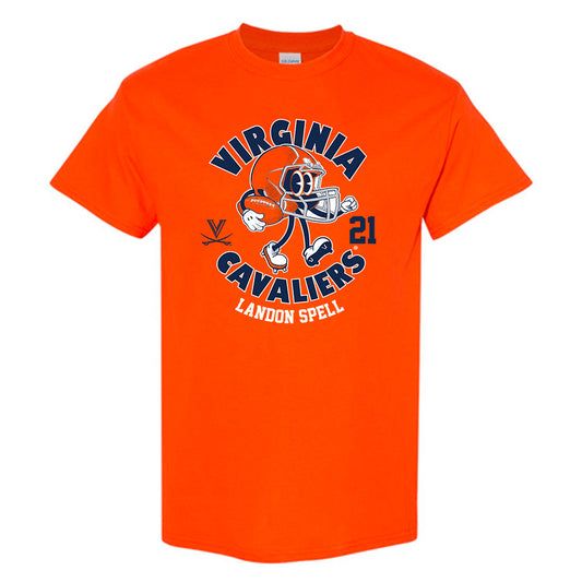 Virginia - NCAA Football : Landon Spell Fashion Shersey Short Sleeve T-Shirt