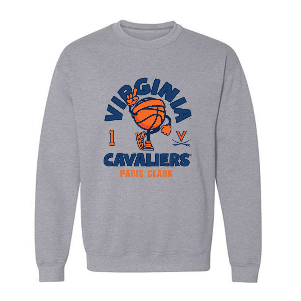 Virginia - NCAA Women's Basketball : Paris Clark - Crewneck Sweatshirt Fashion Shersey