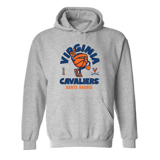 Virginia - NCAA Men's Basketball : Dante Harris - Hooded Sweatshirt Fashion Shersey