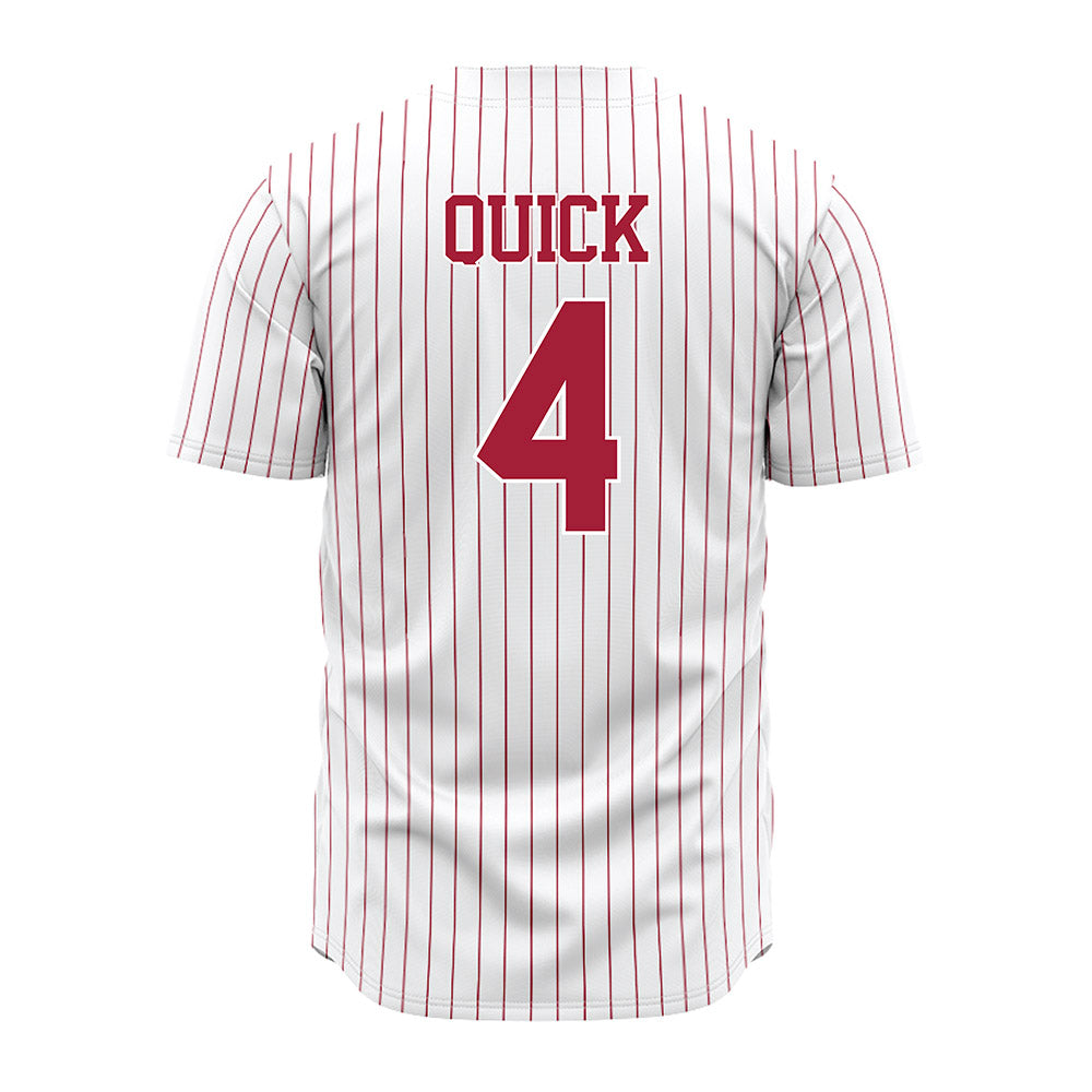 Alabama - NCAA Baseball : Riley Quick - Baseball Jersey