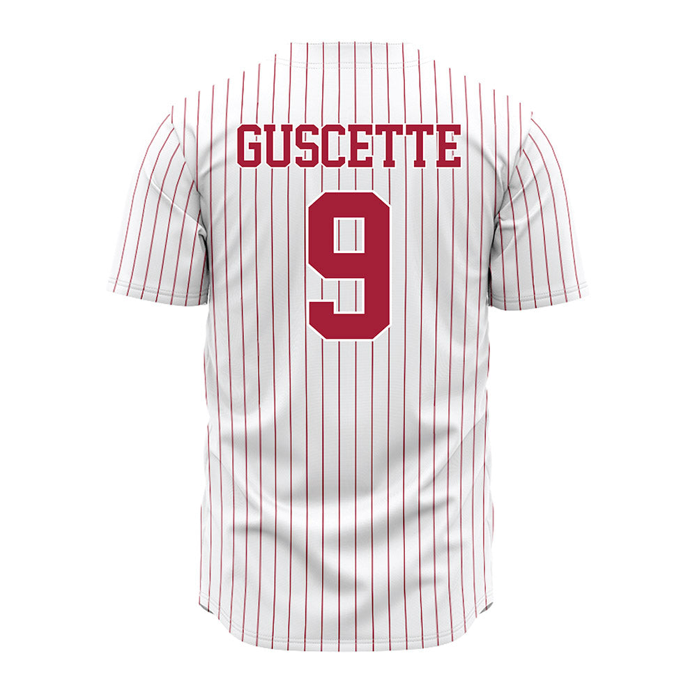 Alabama - NCAA Baseball : Mac Guscette - Baseball Jersey