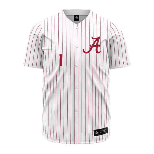 Alabama - NCAA Baseball : Justin Lebron - Baseball Jersey