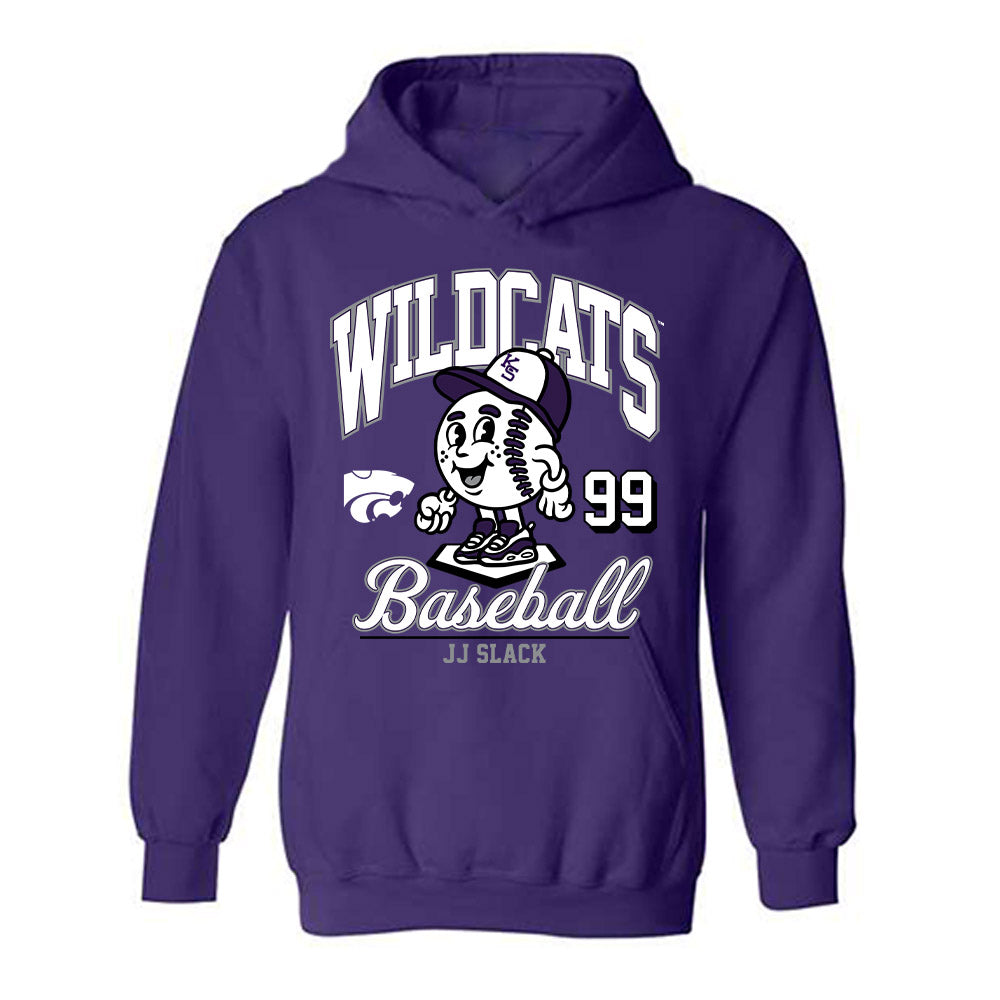Kansas State - NCAA Baseball : JJ Slack - Hooded Sweatshirt Fashion Shersey