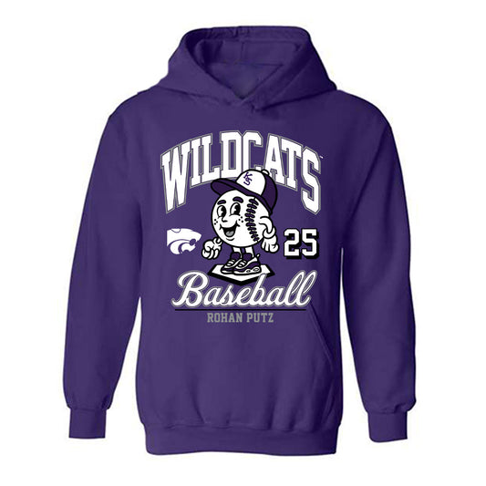 Kansas State - NCAA Baseball : Rohan Putz - Hooded Sweatshirt Fashion Shersey