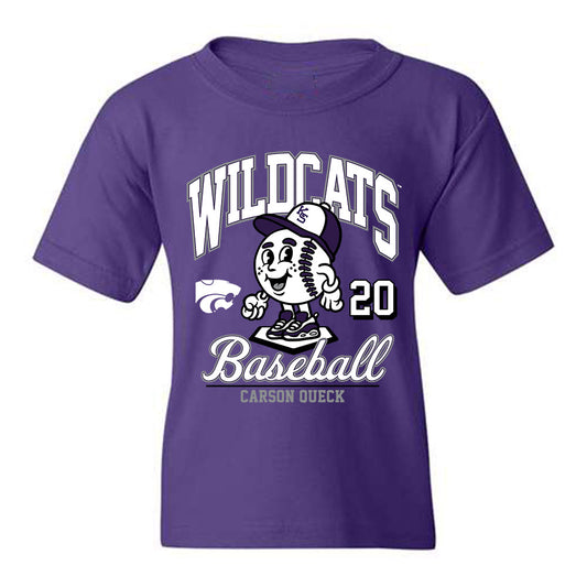 Kansas State - NCAA Baseball : Carson Queck - Youth T-Shirt Fashion Shersey