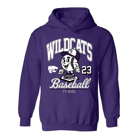 Kansas State - NCAA Baseball : Ty Ruhl - Hooded Sweatshirt Fashion Shersey