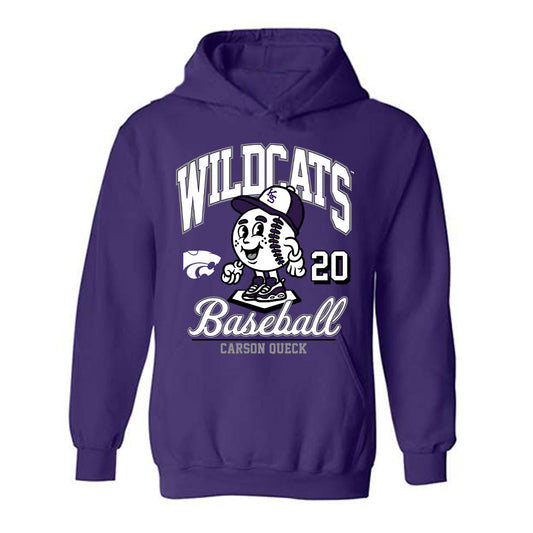 Kansas State - NCAA Baseball : Carson Queck - Hooded Sweatshirt Fashion Shersey