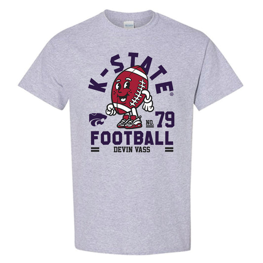 Kansas State - NCAA Football : Devin Vass - Fashion Shersey Short Sleeve T-Shirt