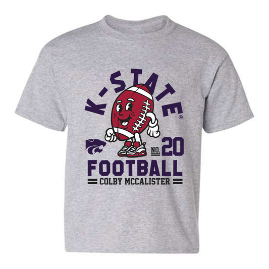 Kansas State - NCAA Football : Colby McCalister - Fashion Shersey Youth T-Shirt