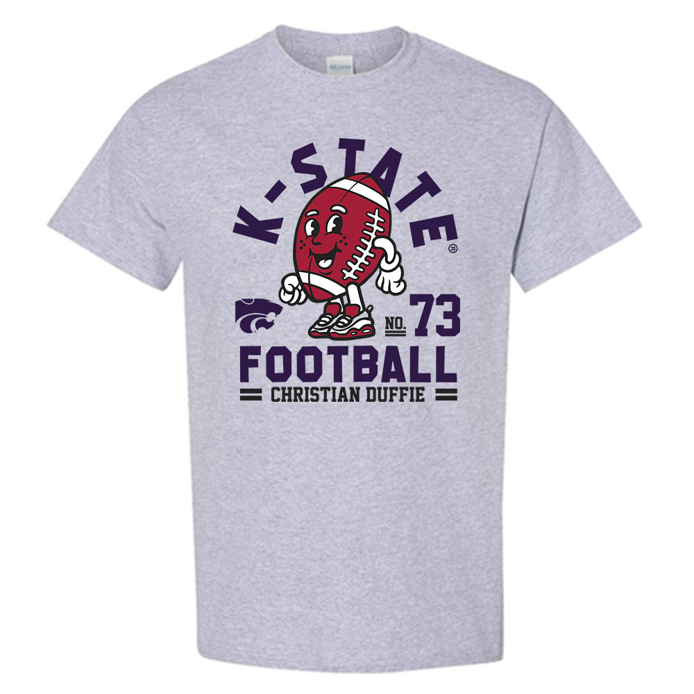 Kansas State - NCAA Football : Christian Duffie - Fashion Shersey Short Sleeve T-Shirt