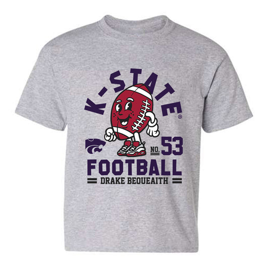 Kansas State - NCAA Football : Drake Bequeaith - Fashion Shersey Youth T-Shirt