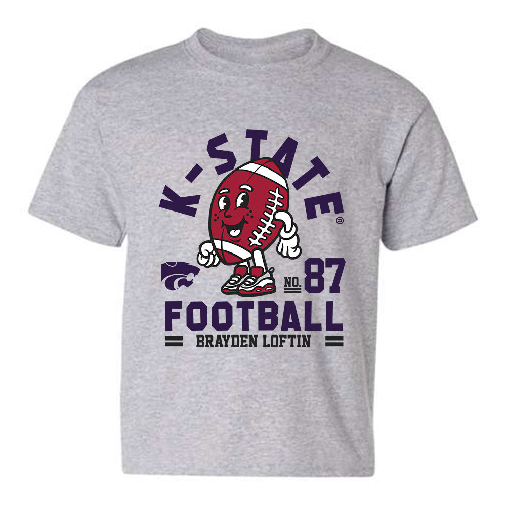Kansas State - NCAA Football : Brayden Loftin - Fashion Shersey Youth T-Shirt