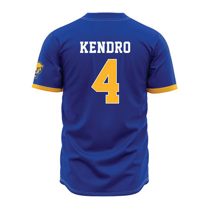 Pittsburgh - NCAA Baseball : Jacob Kendro - Baseball Jersey
