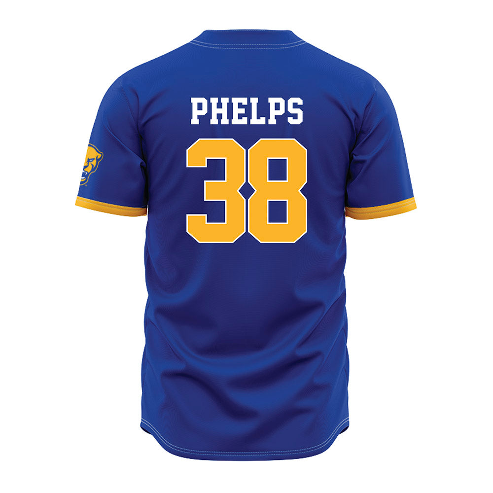 Pittsburgh - NCAA Baseball : Holden Phelps - Baseball Jersey