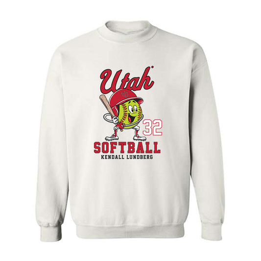 Utah - NCAA Softball : Kendall Lundberg - Crewneck Sweatshirt Fashion Shersey
