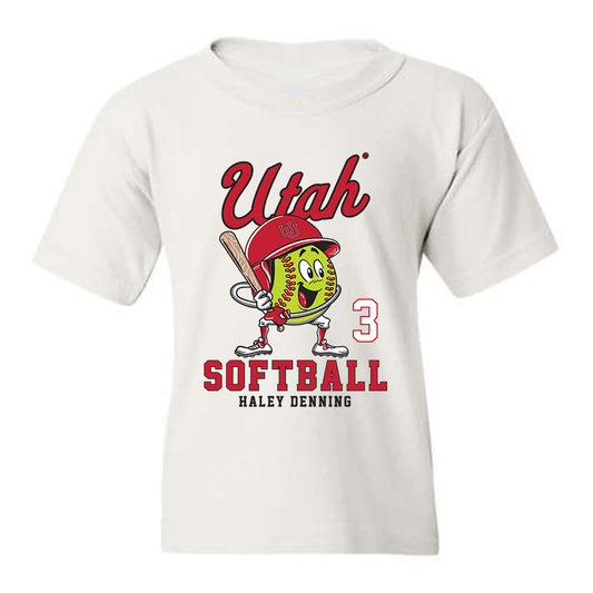 Utah - NCAA Softball : Haley Denning - Youth T-Shirt Fashion Shersey