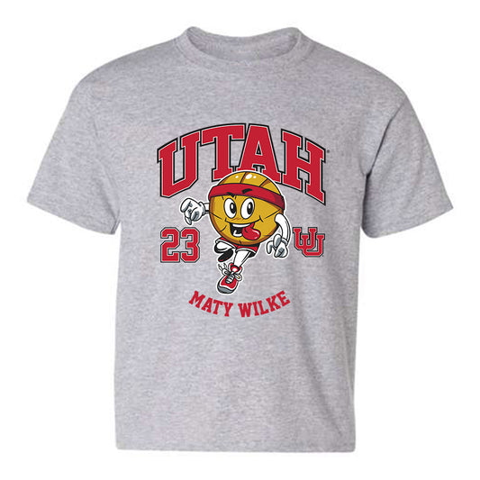Utah - NCAA Women's Basketball : Maty Wilke - Youth T-Shirt Fashion Shersey