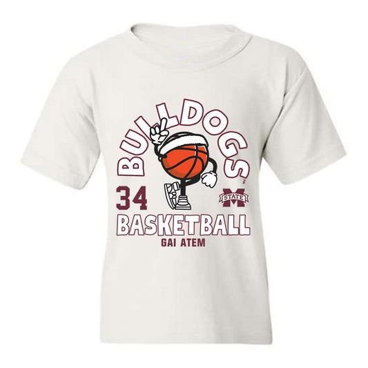 Mississippi State - NCAA Men's Basketball : Gai Atem - Youth T-Shirt Fashion Shersey