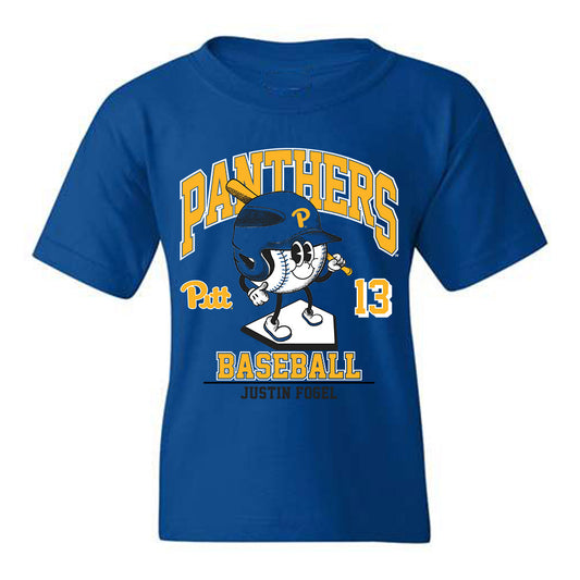 Pittsburgh - NCAA Baseball : Justin Fogel - Youth T-Shirt Fashion Shersey